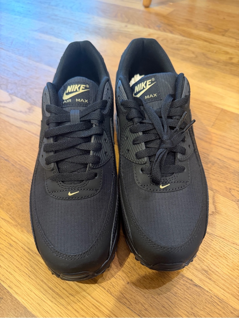 Nike Air Max 90 Black Buff Gold – Men’s 10.5 – NEW IN BOX